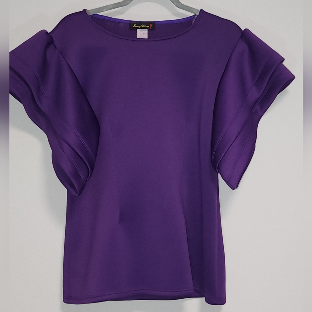 Big-Sleeve Blouse